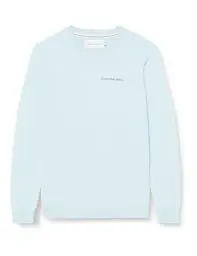 Produktbild: Calvin Klein Jeans Herren Pullover Institutional Essentials Sweater Elegant, Blau (Keepsake Blue), L