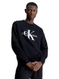 Produktbild: Calvin Klein Jeans CORE MONOLOGO CREWNECK Pullover Herren, Schwarz (Ck Black), M