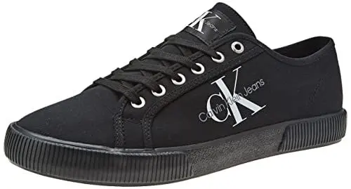 Produktbild: Calvin Klein Jeans Herren Vulcanized Sneaker Essential Vulc Schuhe, Schwarz (Triple Black), 44