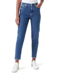 Produktbild: Calvin Klein Jeans Mom Jean Konisch Zulaufend, Damen, Denim (Denim Dark), 28W