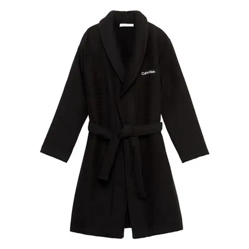 Produktbild: Calvin Klein Unisex Bathrobe KK0KK00103 Bademäntel, Schwarz (Pvhblack), 8-10 Jahre