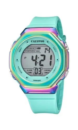 Produktbild: Calypso Unisex-Armbanduhr K5842, türkis, Analog