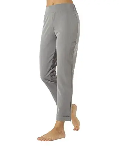 Produktbild: CALZITALY Damen Karottenhose | Elegante Chinohose Frauen mit Aufschlag | Schwarz, Blau, Grau, Grün, Rost, Kamel | XS, S, M, L, XL | Made in Italy (Grau, S)