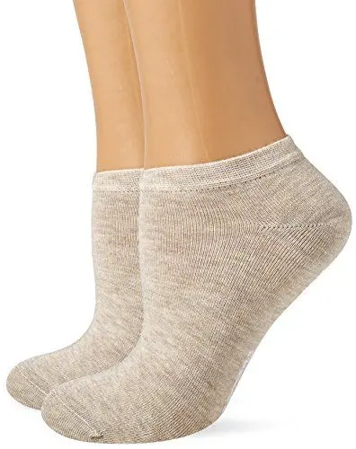 Produktbild: Camano Damen 3318 Füßlinge, Beige (Natural Melange 0011), 35/38 (2er Pack)