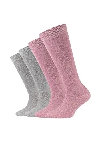 Produktbild: Camano Unisex Kinder 3902000 4 Paar Socken, Chalk Pink Melange, 23-26 EU