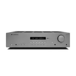Produktbild: Cambridge Audio AXR85-85 Watt separater HiFi-Stereoreceiver mit integrierter Phonostufe, FM/AM-Radio und Bluetooth 5.0 - Lunar Grey