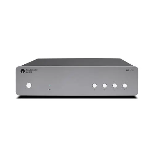 Produktbild: Cambridge Audio MXN 10 - Kompakter, separater, hochauflösender WiFi-Netzwerk-Audioplayer und -Streamer mit Bluetooth 5.0, Internetradio und ESS Sabre DAC - Lunar Grey