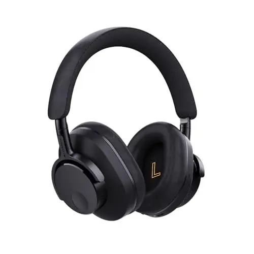 Produktbild: Cambridge Audio Melomania P100 Kopfhörer – Bluetooth, aktive Geräuschunterdrückung mit Hi-Fi-Sound, 100 Stunden Wiedergabe mit vom Benutzer austauschbarem Akku, Gaming-Modus und Tragetasche – Schwarz