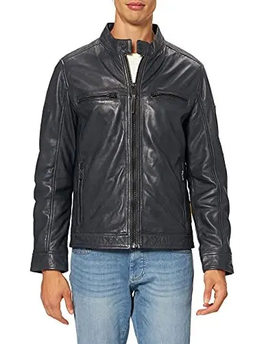 Produktbild: Camel Active Herren 4312076J05 Lederjacke,NAVY,48 EU