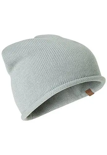Produktbild: camel active Damen Feinstrick-Beanie aus Reiner Baumwolle Türkis, Womenswear-OS