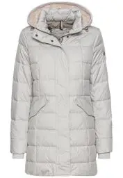 Produktbild: camel active Damen Gesteppte Jacke mit Abnehmbarer Kapuze Grau, womenswear-40