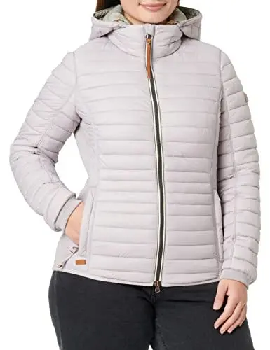Produktbild: camel active Damen Leichte Steppjacke mit Abnehmbarer Kapuze Blouson, Rosa, 46