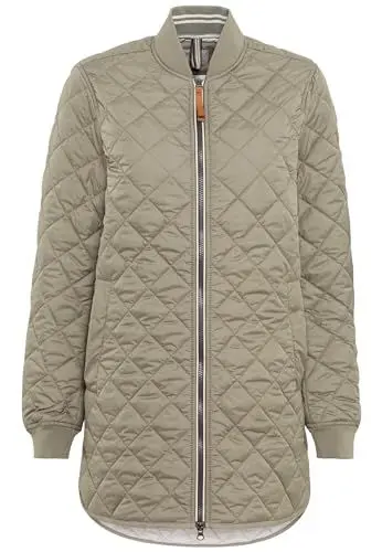 Produktbild: camel active Damen Steppmantel aus recyceltem Polyester Grün, womenswear-48