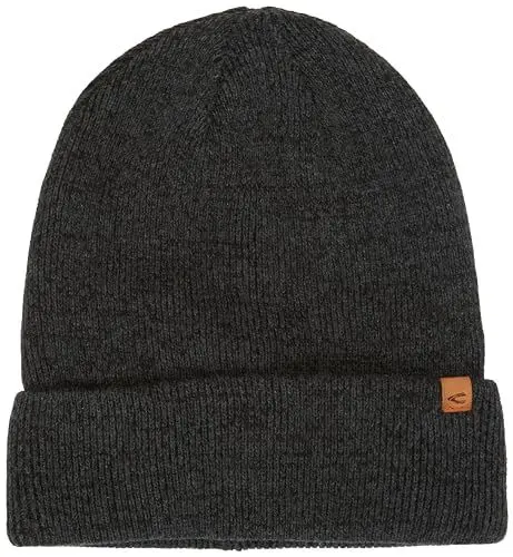 Produktbild: camel active Herren 406520/2m52 Beanie Mütze, Schwarz, Einheitsgröße EU