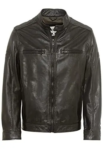 Produktbild: camel active Herren 431260/8J04 Leather Blouson, Black, 56