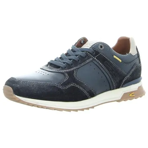 Produktbild: camel active Herren Schnürschuhe aus echtem Leder Blau-Weiß, menswear-45