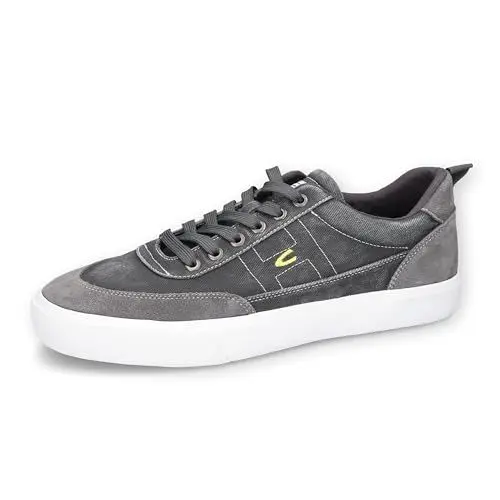 Produktbild: camel active Herren Canvas Sneaker mit Logostickerei Dunkelgrau, menswear-43
