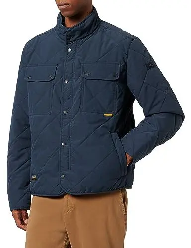 Produktbild: camel active Herren Blouson mit Diamant Steppung Dunkelblau, menswear-50