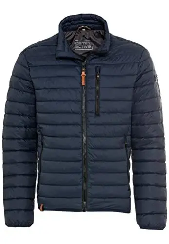Produktbild: camel active Herren Leichte Steppjacke ohne Kapuze Dunkelblau, menswear-60