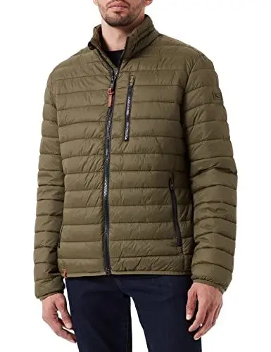 Produktbild: camel active Herren Jacke Leichte Steppjacke Ohne Kapuze, Oliv, 25