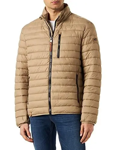 Produktbild: camel active Herren Leichte Steppjacke ohne Kapuze Blouson, Beige, 30