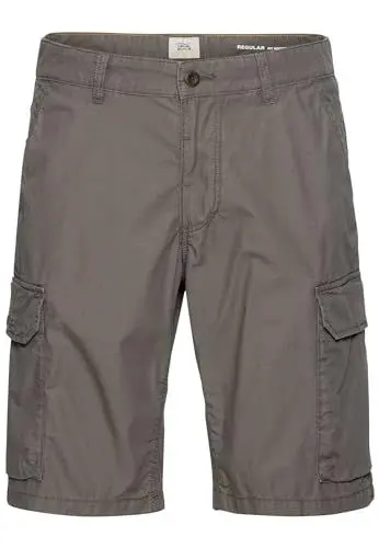 Produktbild: camel active Herren Regular Fit Cargo Shorts mit Minimal Print Grau, menswear-32IN