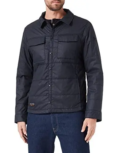 Produktbild: camel active Herren Stepp-Blouson mit Brusttaschen Dunkelblau, menswear-58
