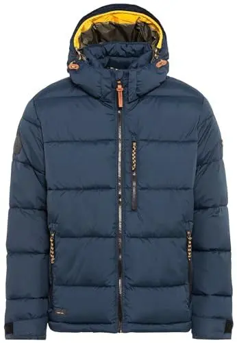 Produktbild: camel active Herren Steppjacke mit Abnehmbarer Kapuze Blau, menswear-58
