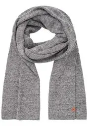 Produktbild: camel active Herren Strickschal aus reiner Baumwolle Grau menswear-OS