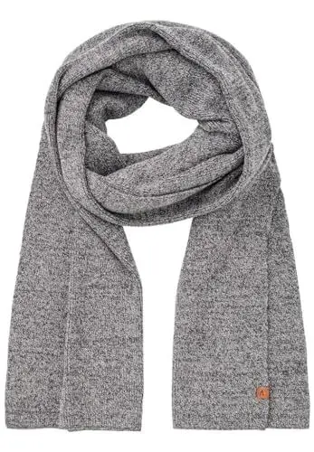 Produktbild: camel active Herren Strickschal aus reiner Baumwolle Grau menswear-OS