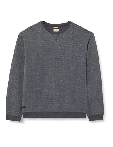 Produktbild: camel active Herren Sweathsirt in moderner Steppoptik Grau Menswear-S