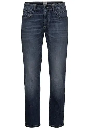 Produktbild: Camel Active Herren Relaxed Fit Woodstock Stretch Jeanshose Jeans, Mid Greencast, 36W / 34L EU