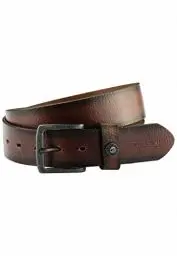 Produktbild: camel active Herren hochwertiger Ledergürtel - individuell kürzbar - geeignet für Hosen und Anzüge Cognac L (Herstellergröße: 100-105 cm)