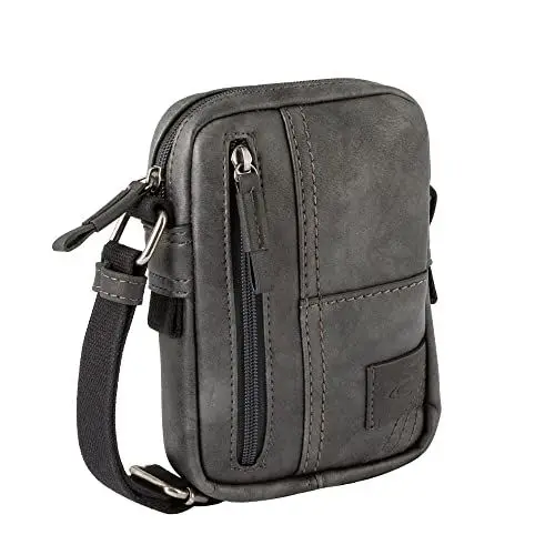 Produktbild: camel active Laos Herren Umhängetasche Crossbody Bag Klein Schwarz