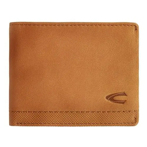 Produktbild: camel active Nimbus Herren Geldbörse Klein Querformat RFID Leder Klein Cognac Braun