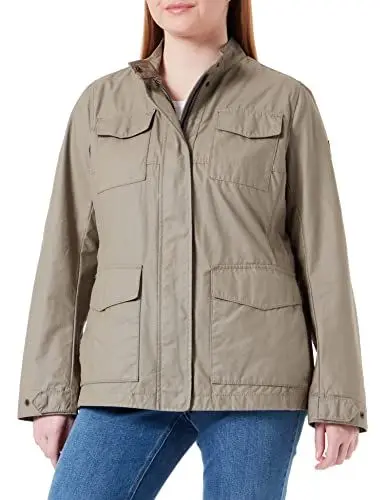 Produktbild: camel active Damen Fieldjacket mit Stehkragen Jacket, Oliv, 38