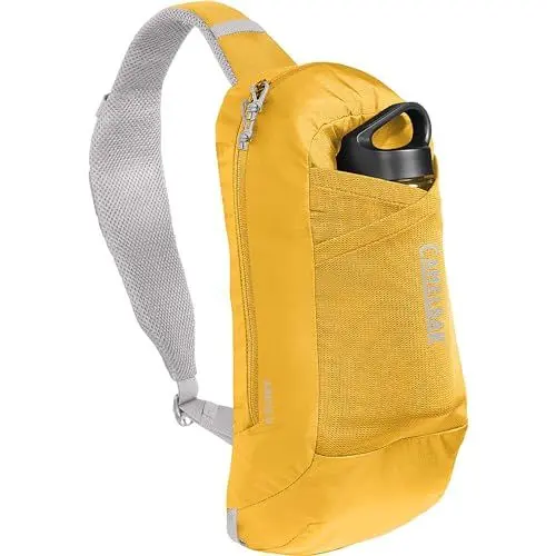 Produktbild: Camelbak Arete Sling 8 – 8-Liter-Aufbewahrungsflasche mit 600-ml-Trageverschluss Safran/Silber