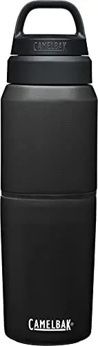 Produktbild: Camelbak Multibev vakuumisolierte Edelstahl-Thermoskanne Schwarz/Schwarz, 500ML