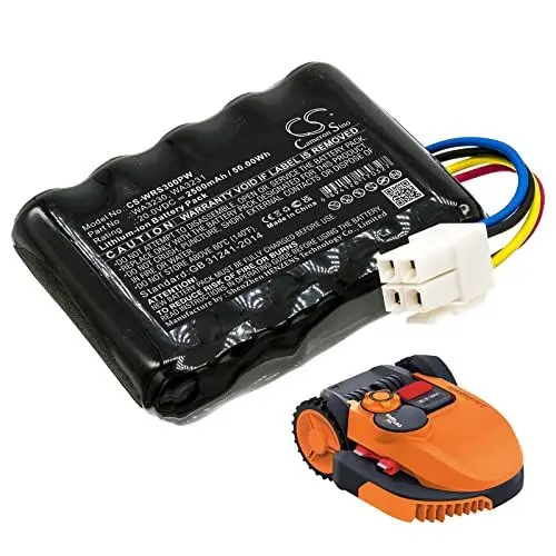 Produktbild: Cameron Sino NEU 2500mAh Ersatz Akku für Worx Landroid S300, S 390m2, S Basic, S300i, S450i, S500i, S700i, WR100SI, WR101SI, WR102SI, WR103SI, WR104SI, WR105SI, WR105SI.1, WR106SI, WR115MI