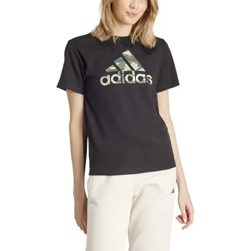 Produktbild: adidas Damen CAMO Graphic Tee, Black, M