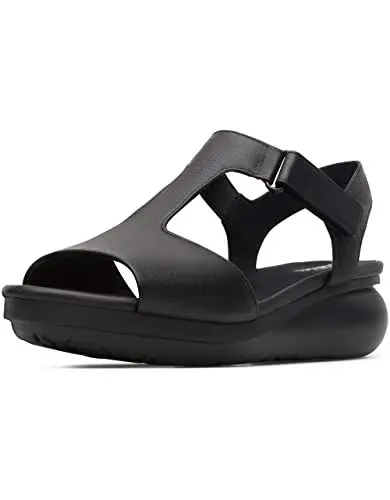 Produktbild: Camper Damen Balloon K200612 T-Spangen Sandalen, Schwarz 005, 41 EU