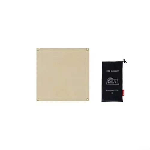 Produktbild: Camping Flammhemmende Isoliermatte, hitzebeständig, schwer entflammbar, Camping-Isoliermatte für Outdoor, Camping, Zuhause (50 x 50 cm)