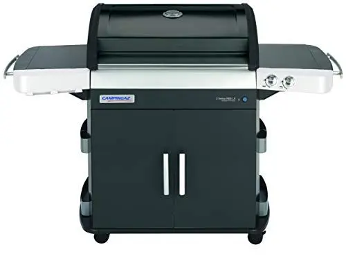 Produktbild: Campingaz Gasgrill 3 Series RBS LX mit Keramikbrennern, großer Grillwagen mit Deckel-Thermometer, InstaClean Reinigungssystem und Culinary Modular System