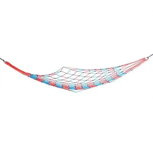 Produktbild: Camping-Hängematte, Nylon-Netz-Hängematte, Outdoor-Garten-Hängematte, Camping-Zubehör, Hängematten-Seil, Hängender Hängemattenstuhl mit Platzersparnis für Innenhöfe, Parks,