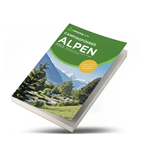 Produktbild: camping.info Campingführer Alpen 2023: Österreich, Schweiz, Bayerische Alpen und Südtirol-Trentino