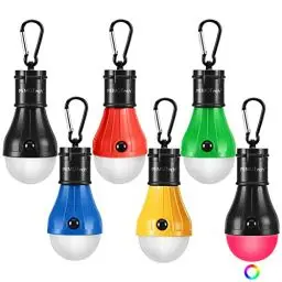 Produktbild: PEMOTech Campinglampe,6-Pack Camping Zubehör (5 Stück LED& 1 Stück RGB-Modus)Tragbare Camping Licht mit Clip-Haken, Notfall Lichter Zelt Lampe für Camping/Wandern/Backpacking/Angeln/Outage