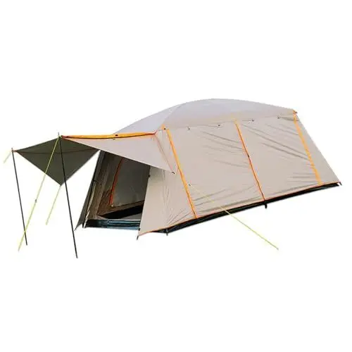 Produktbild: Zelte für Camping, Zelt für 8–12 Personen, Campingzelt, 2 Zimmer, Wasserabweisendes Familienzelt, Campingzelt für Outdoor, Picknick, Camping, Familientreffen (L)