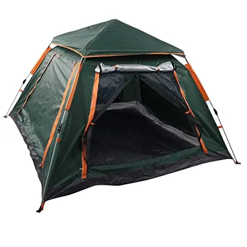 Produktbild: Campingzelt, Wasserdichtes Pop-Up-Zelt mit Moskitonetz, 3–4 Personen, Automatischer Aufbau, Tragbar, für Familienreisen, Wandern