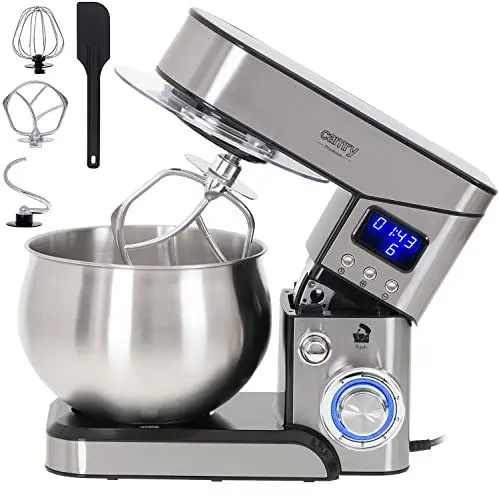 Produktbild: ADLER Camry Planetarische Küchenmaschine – 5,0 l Edelstahl-Schüssel, Multifunktional