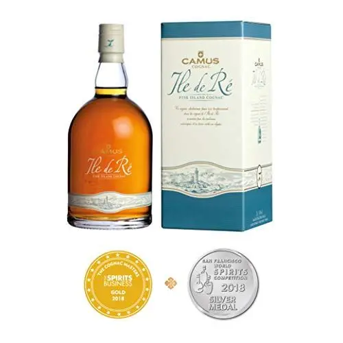 Produktbild: CAMUS Ile de Re Fine Island Cognac mit Geschenkverpackung - 40 Grad, 700ml